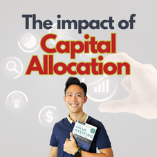 Benjamin Tan with a backdrop of text "capital allocation"