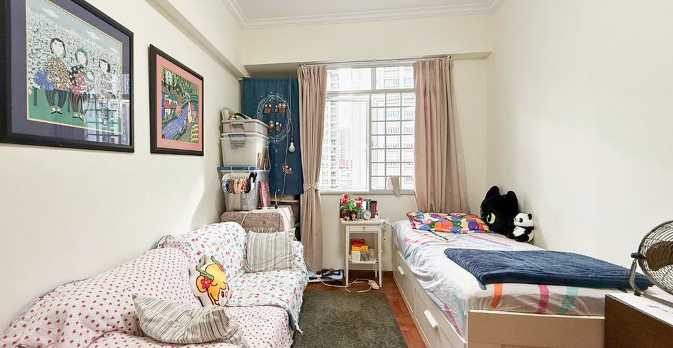The common bedroom of the Singapore private property, Bishan Park Condo