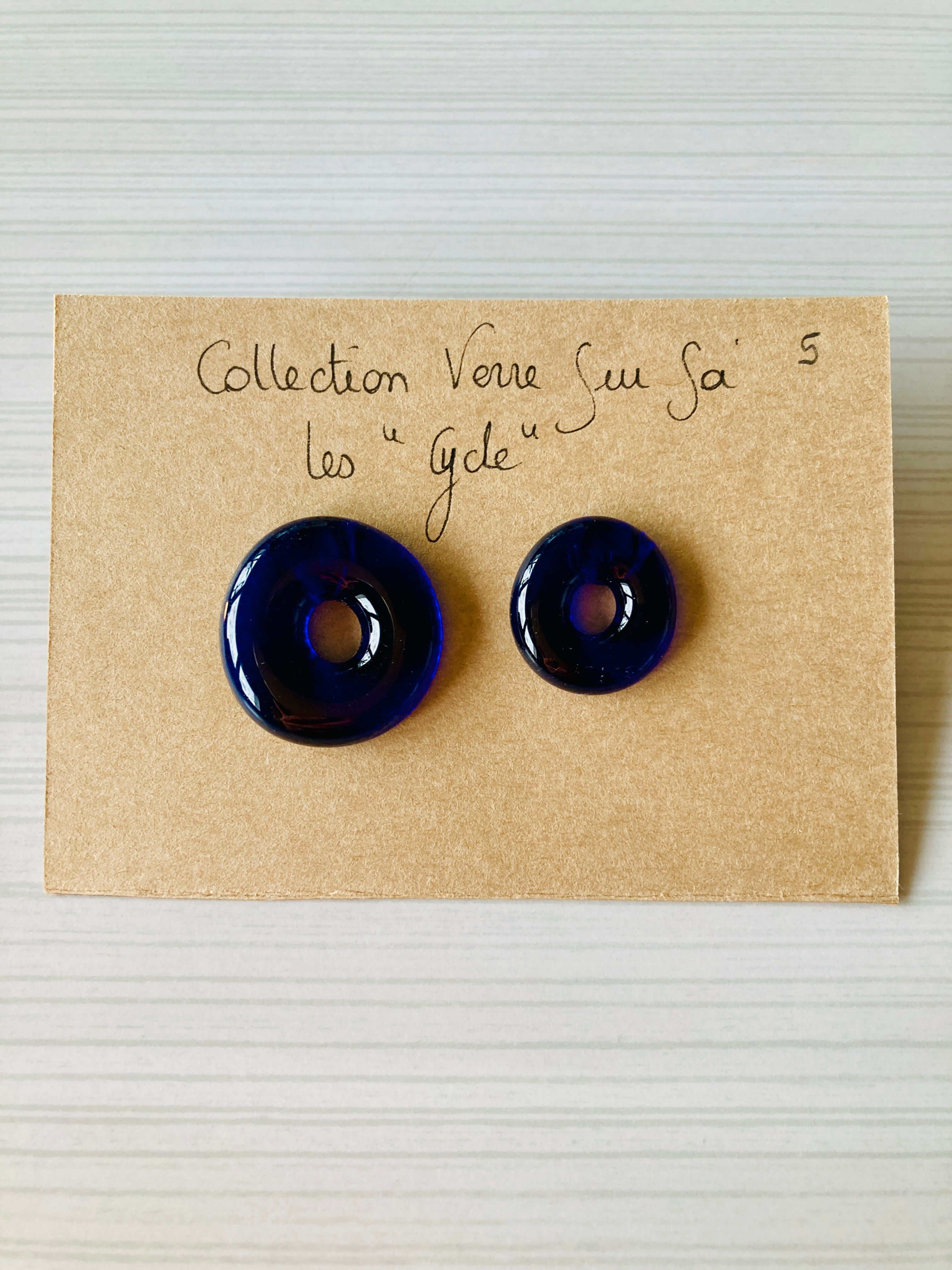 "Cycle" bleu roi paire 5