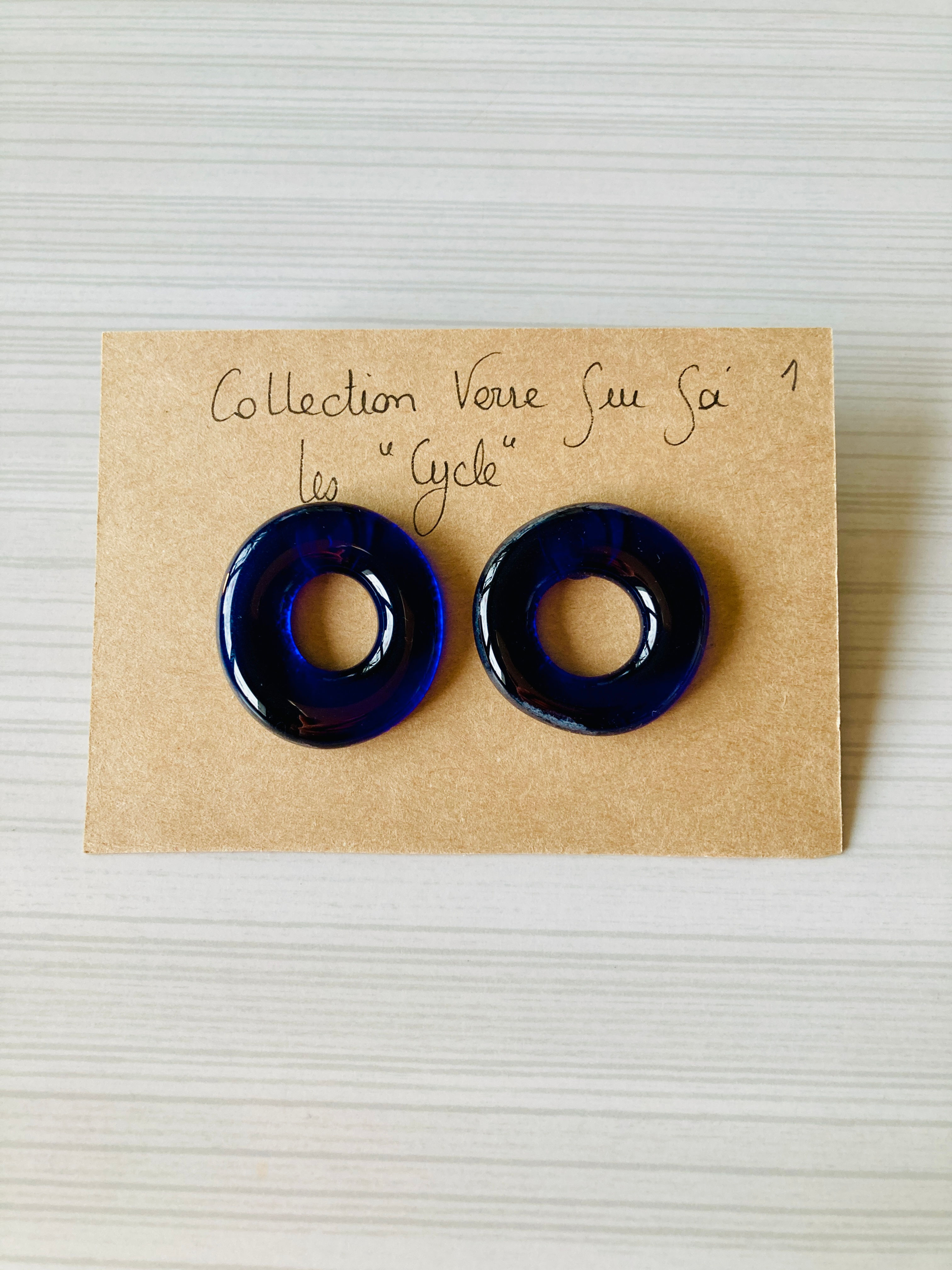 "Cycle" bleu roi paire 1