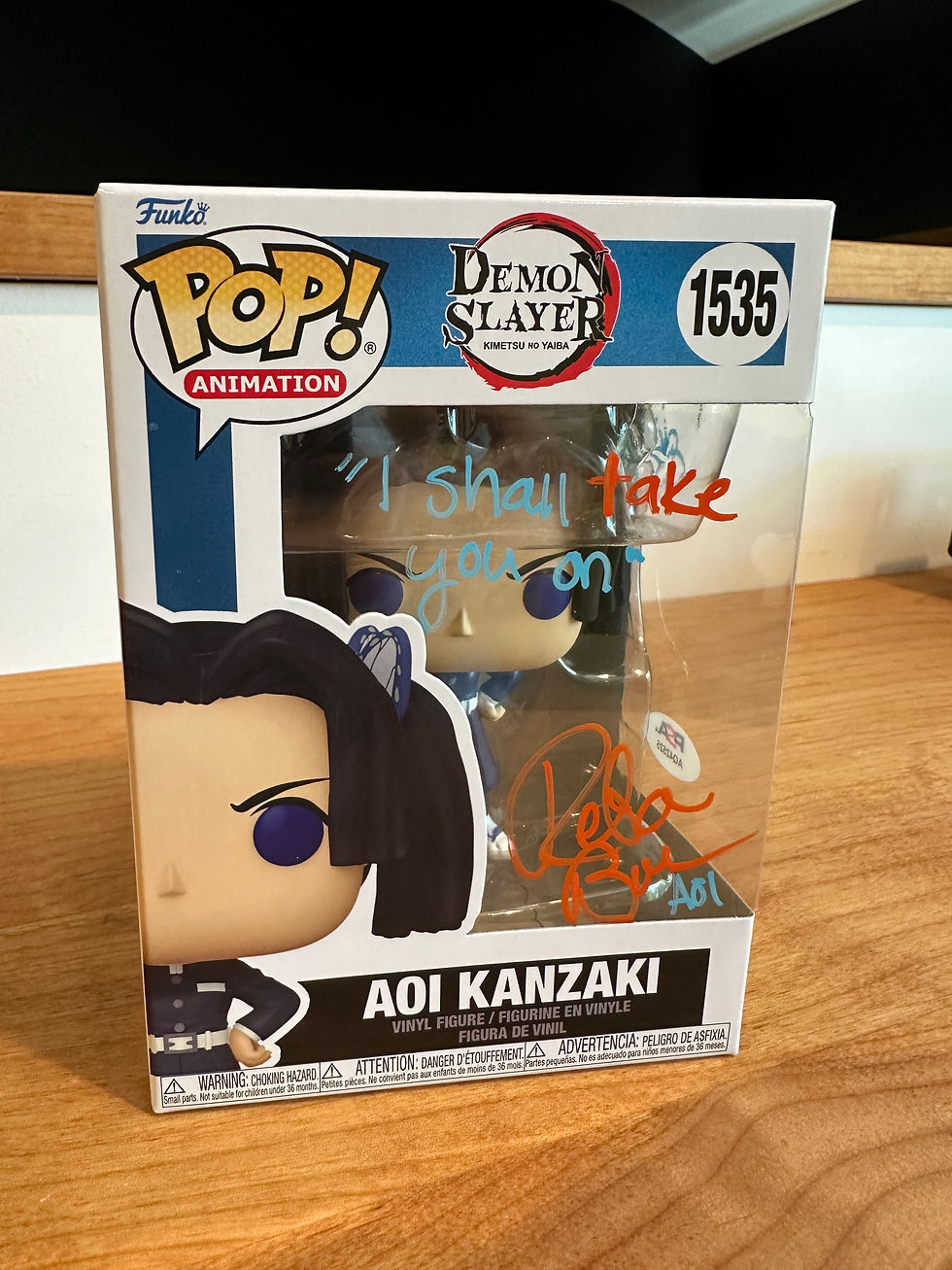 Thumbnail: #6 Signed Aoi Kanzaki Funko with PSA Cert.