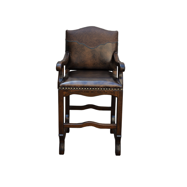 Thumbnail: Maravilloso - Turquoise Fringe Barstool