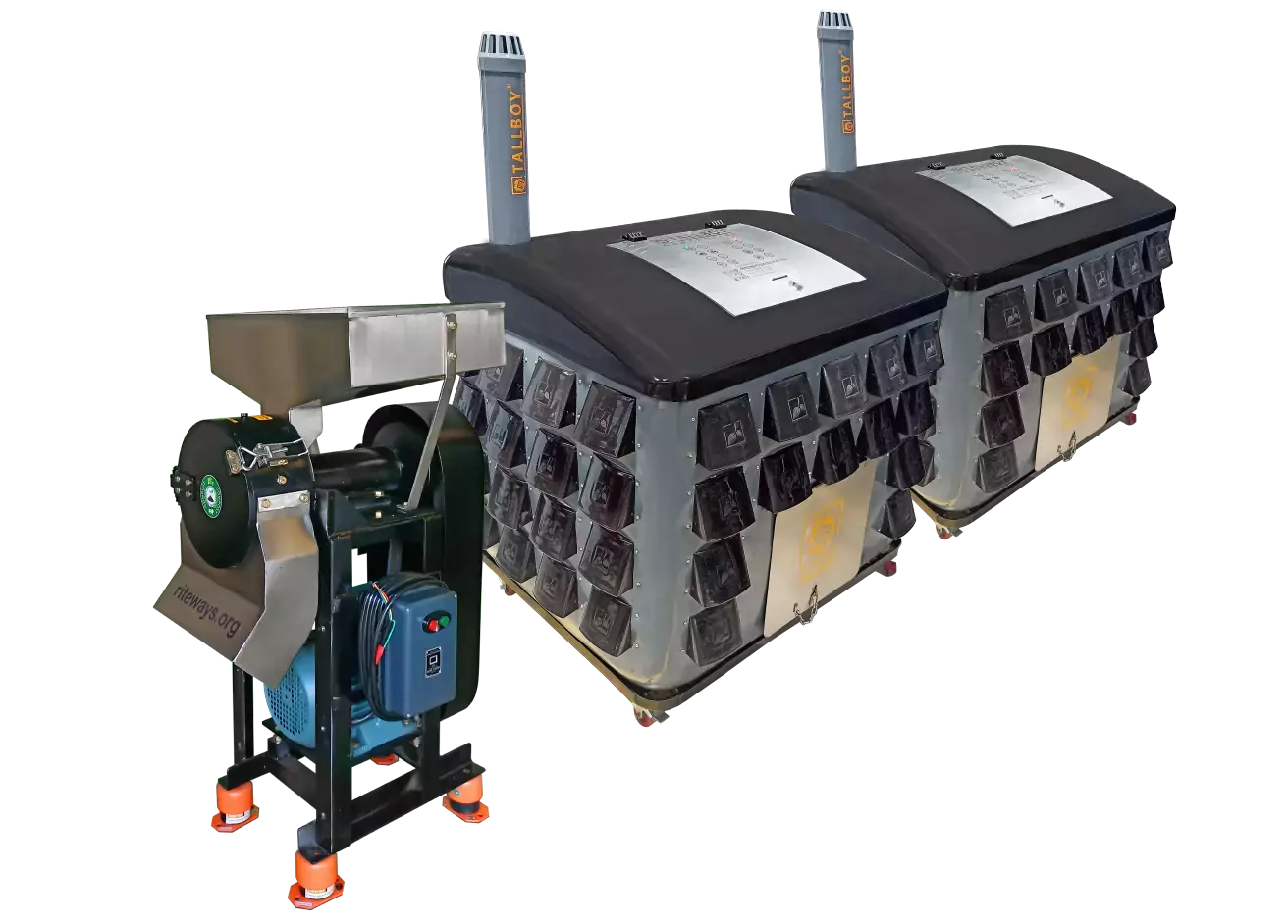125 kgs to 1000 kg per day compost equipment machine for recycling organic waste into rich compost