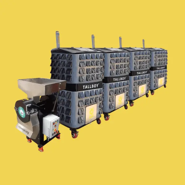 TALLBOY® PV1000 semi automatic composting machine by Riteways