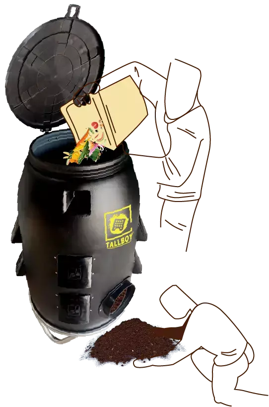 Home Composter with Built-in Curing & Hassle-free Working