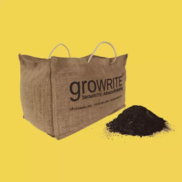 bacterite absorbent for moisture control while composting