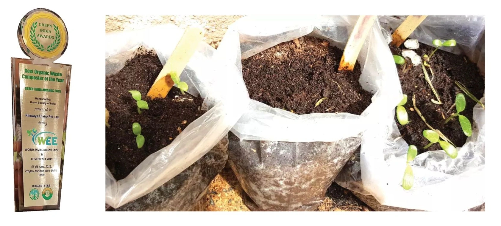 rich compost produced by award winning TALLBOY composters