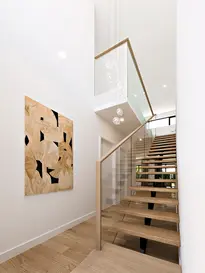 Lascelles Ave stair - lifestyle styling and visualisation by Adelaide Tao Studio
