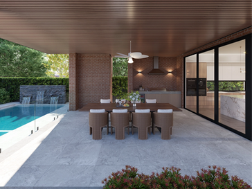 Wilsden St alfresco - lifestyle styling and visualisation by Adelaide Tao Studio