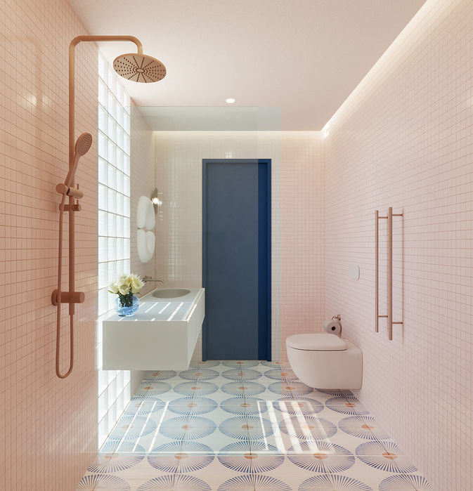 KBDi Design Awards 2025 Student Design Winner — Bathroom, View 2 — by Tao Zou (Tao Studio)