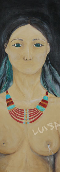 Divine Feminine Art, by LUISA LUA, painting, art prints, arte Portugal, female artist