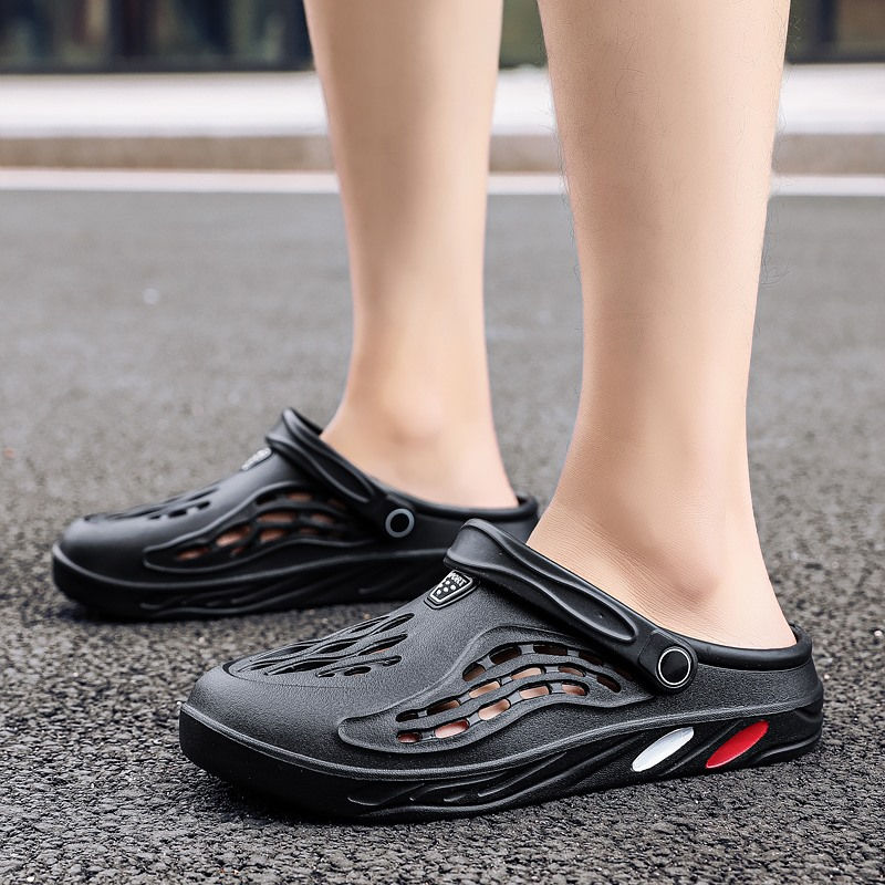 Miniatura: Summer Men Sandals Light EVA Men's Casual Shoes Hole Shoes Clogs Lovers Home Gar