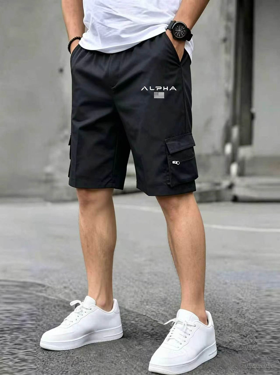 Miniatura: American Flag Printed Cargo Shorts Independence Day Eagle Shorts Summer Cargo Wo