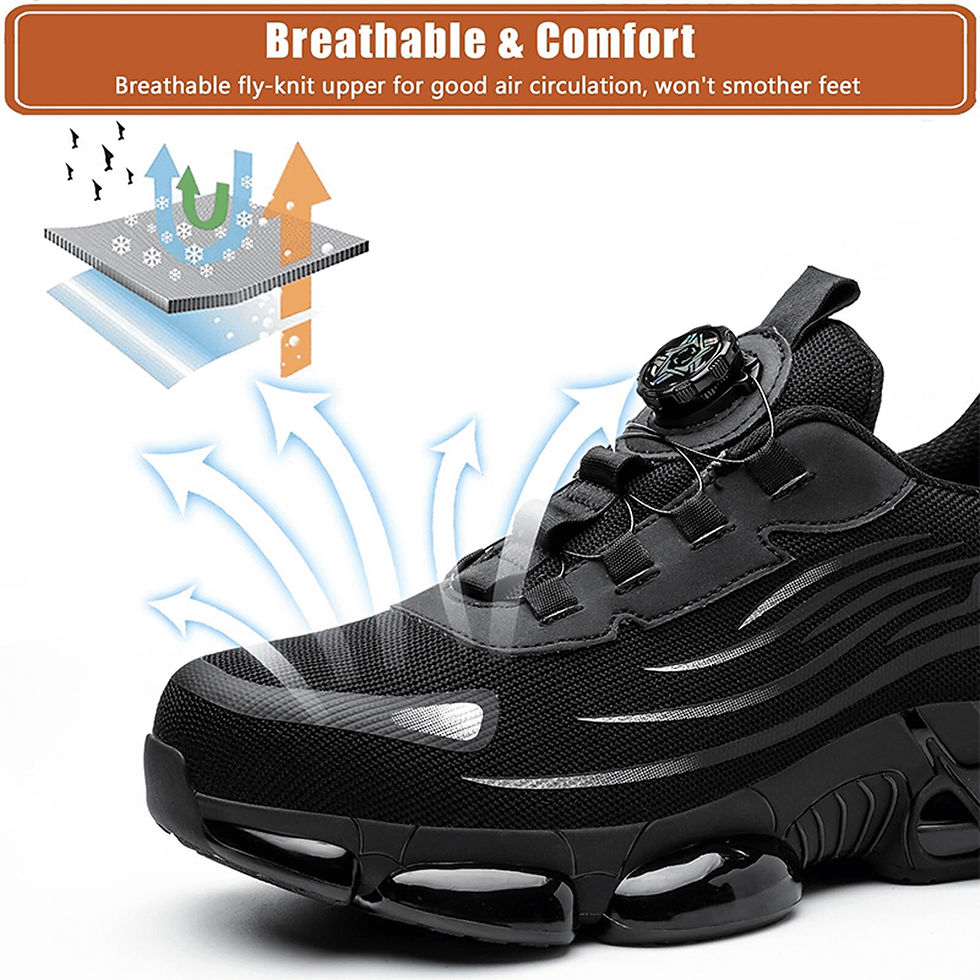 Miniatura: Indestructible Steel Toe Protective Safety Shoes Slip Resistant Abrasion Resista