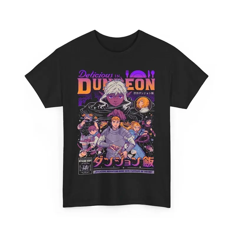 Miniatura: Laios Touden Dungeon Meshi Unisex T - Shirt: Deliciously Loved by Anime Fans