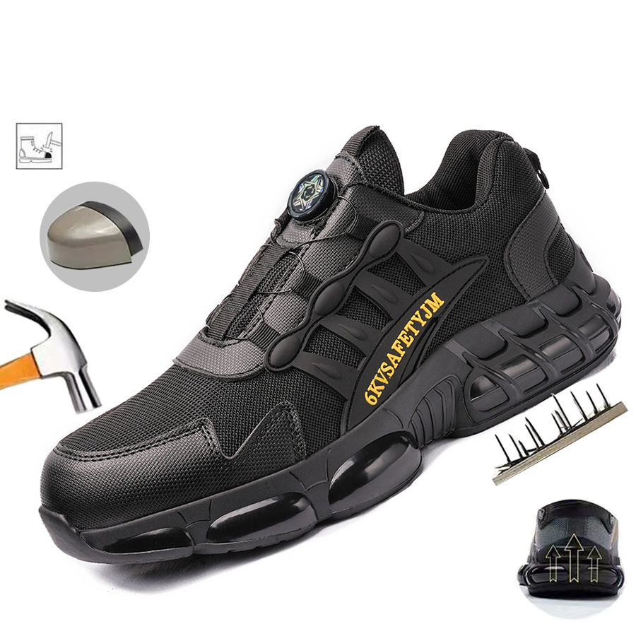 Miniatura: Indestructible Steel Toe Protective Safety Shoes Slip Resistant Abrasion Resista