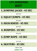 Fat Shredder HIIT Cardio Routine