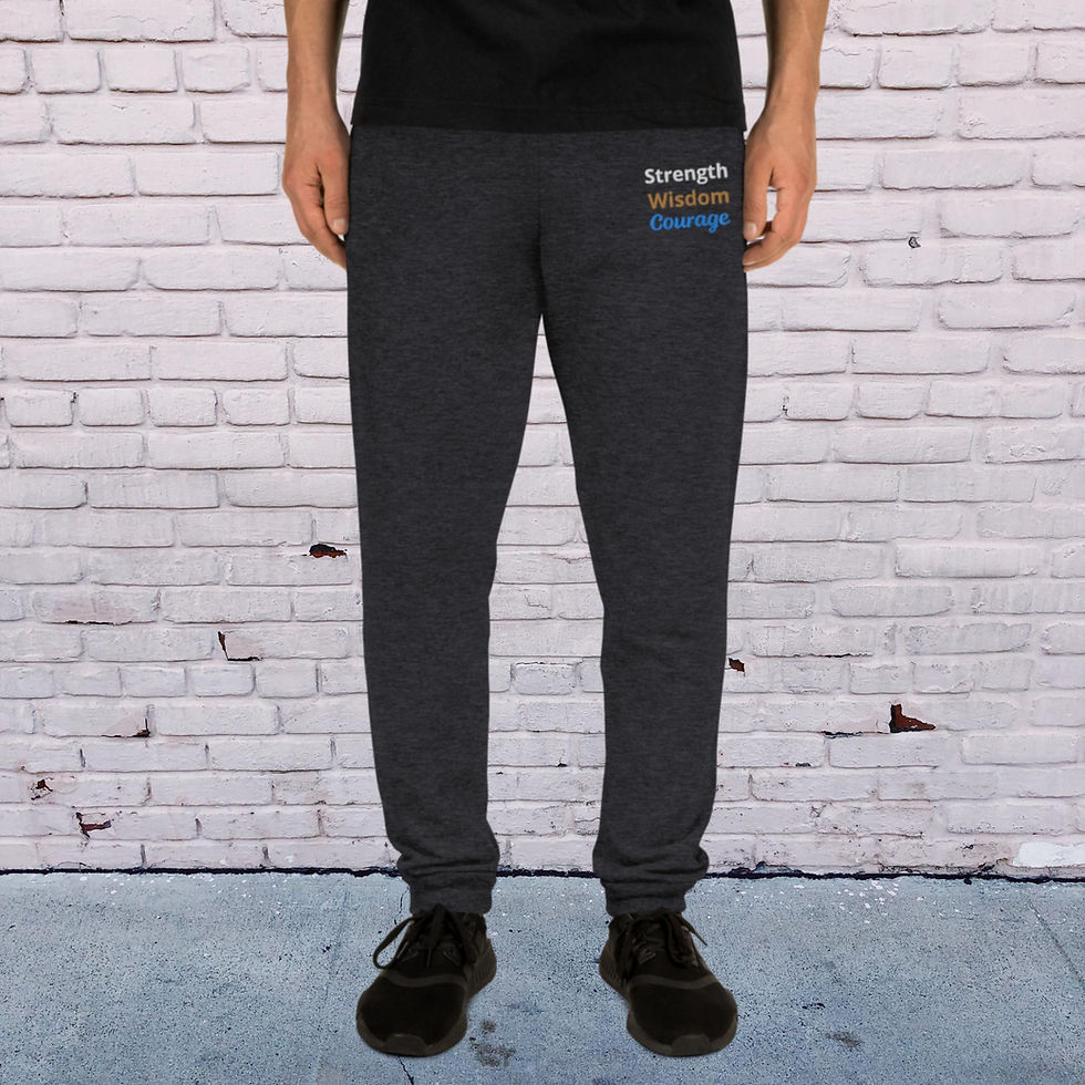 Thumbnail: Strength Wisdom Courage Men's Joggers