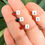Miniatura: Piercings rosca interna en cornalina, ágata roja y ónix de Titanio ASTM F136