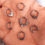 Miniatura: Argollas piercing clicker diseños variados Acero Quirúrgico