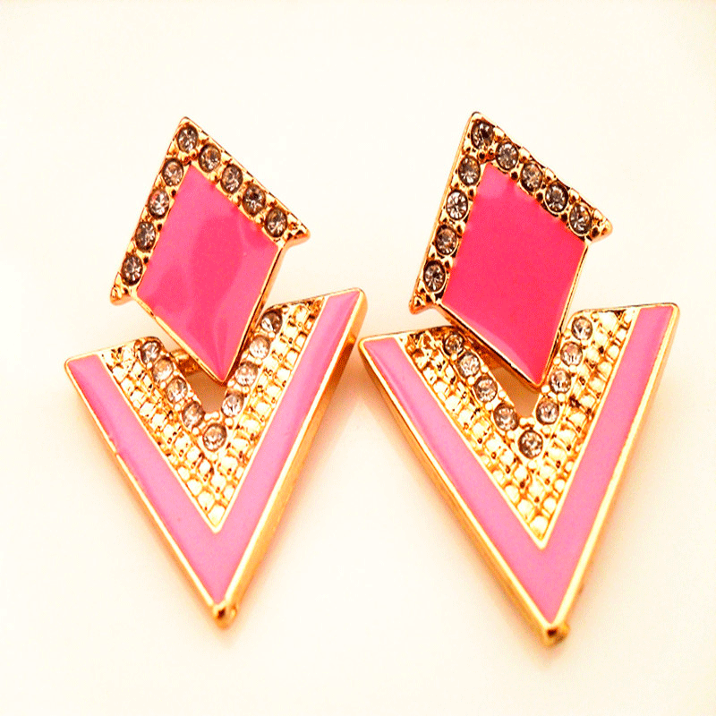Thumbnail: Sparkling Multicolor Earring