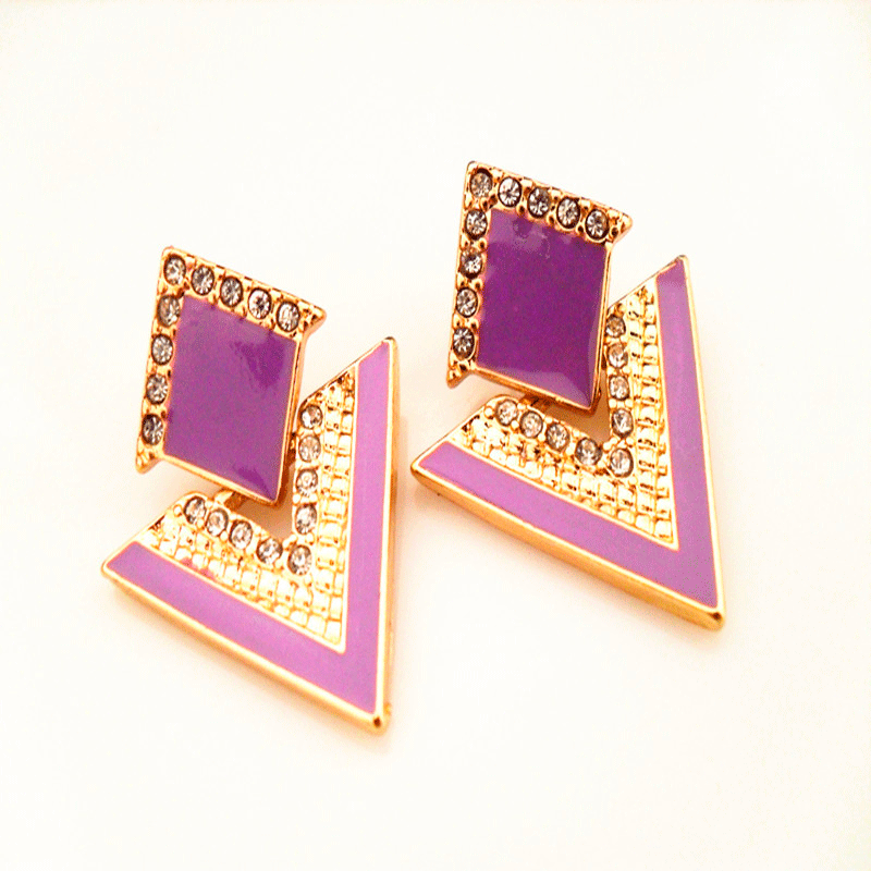 Thumbnail: Sparkling Multicolor Earring