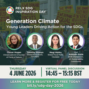 JCI Moderates Youth Climate Leadership Session at RELX SDG Inspiration Day 2026