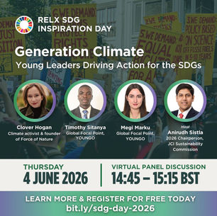 JCI Moderates Youth Climate Leadership Session at RELX SDG Inspiration Day 2026