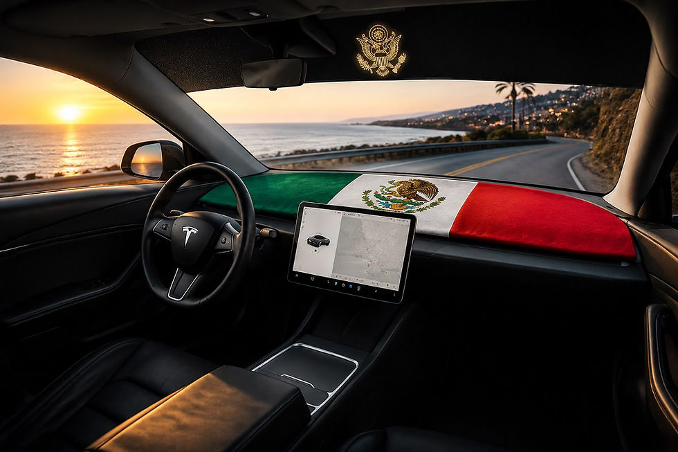 Mexican Flag Mat