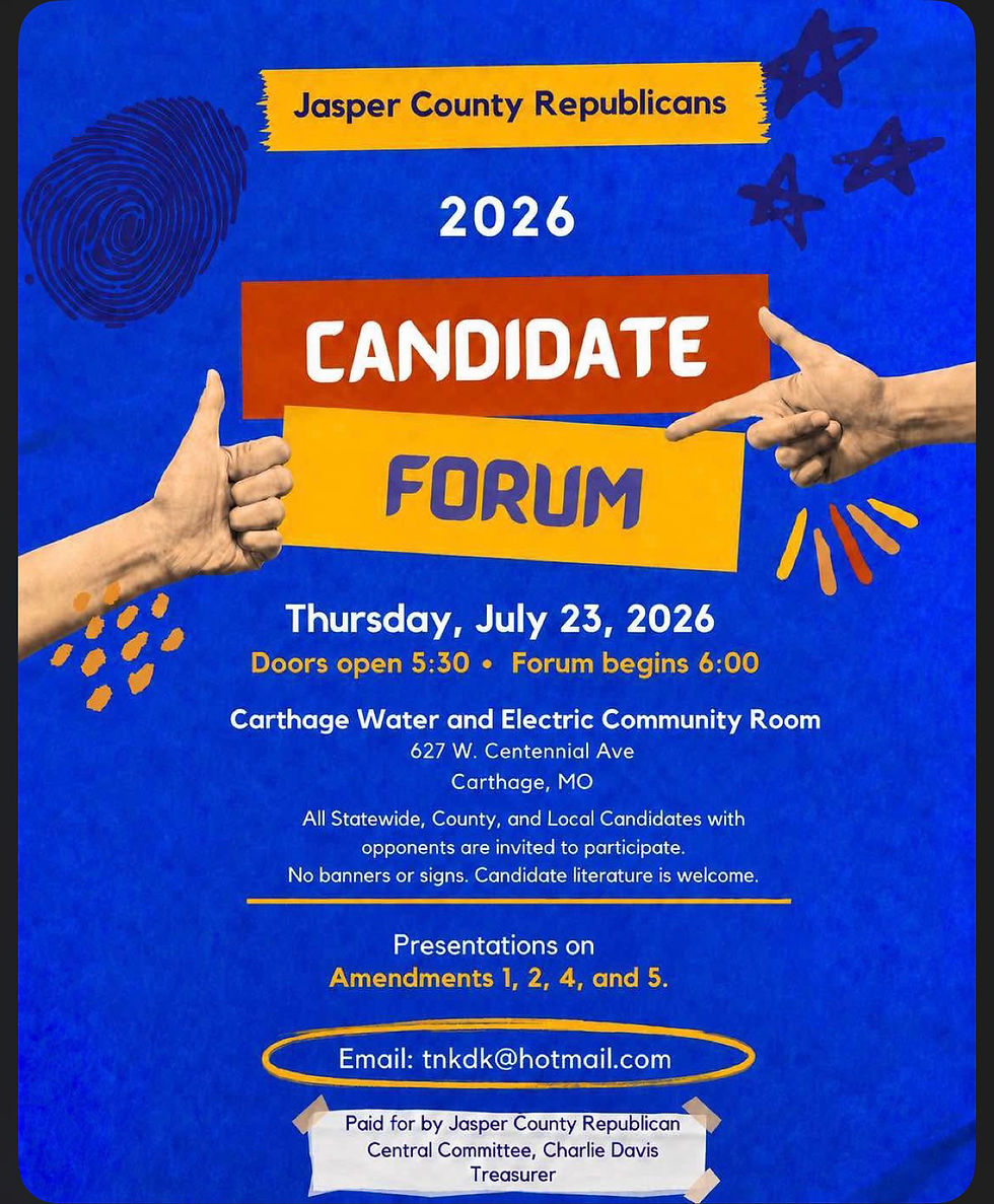 Candidate Forum Carthage