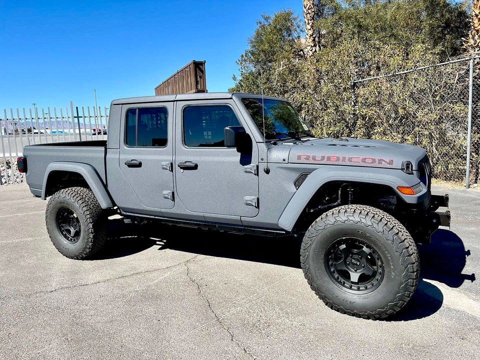 Line-X Coated Jeep Exterior