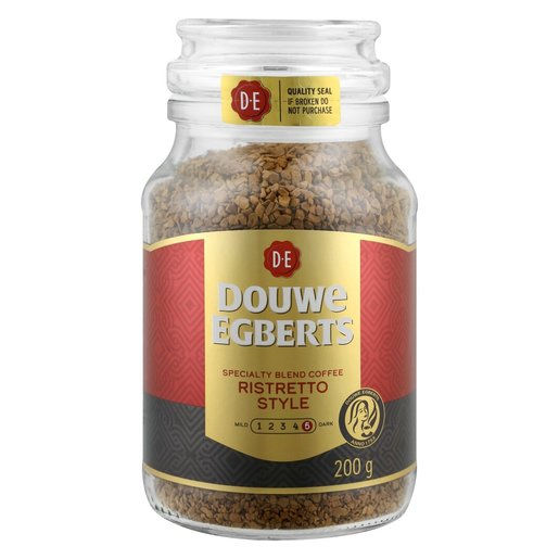Douwe Egberts Instant Coffee Ristretto Style 200g