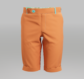 Orange short digital developed and photorealistic rendered
