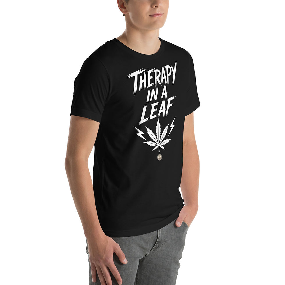 Thumbnail: Therapy In Leaf Unisex t-shirt