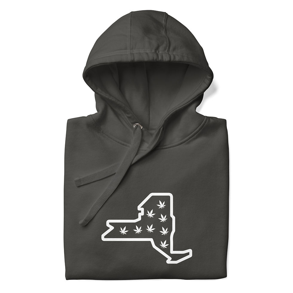 Thumbnail: NYC Weed Map Unisex Hoodie
