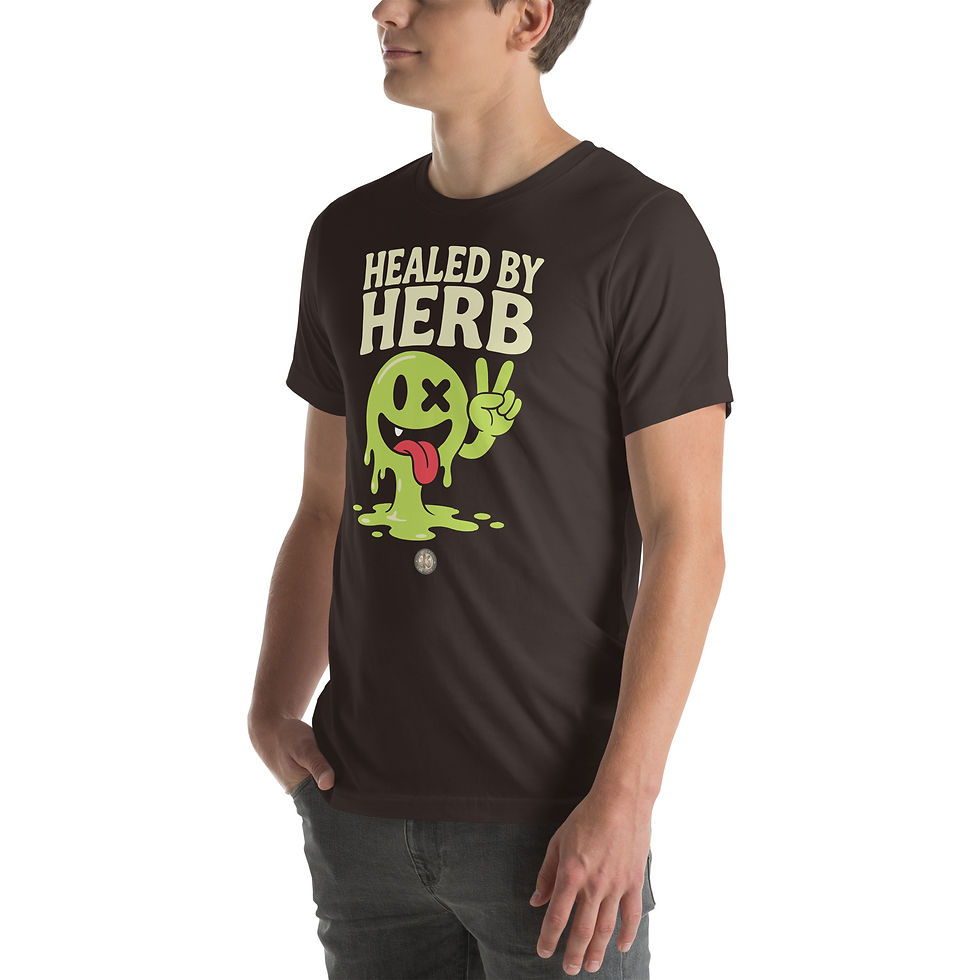 Thumbnail: Healed By Herb Unisex t-shirt
