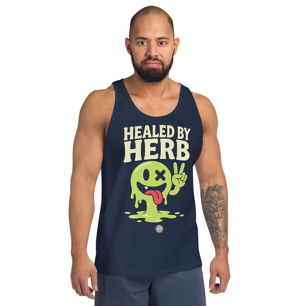 Thumbnail: Healed By Herbs Unisex Tank Top
