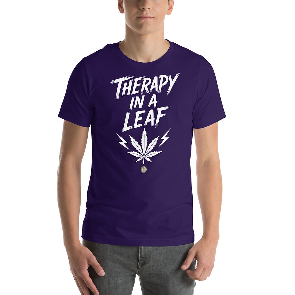 Thumbnail: Therapy In Leaf Unisex t-shirt