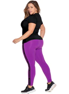 Thumbnail: Purple Basic legging with letters