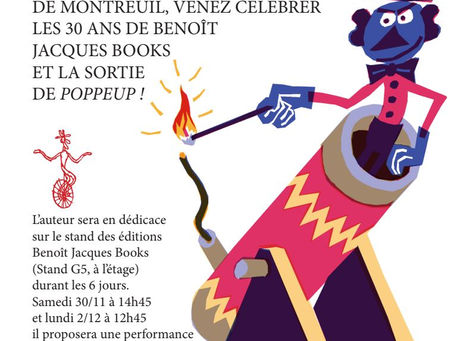 France - Les 30 ans des éditions Benoît Jacques Books au salon du livre de jeunesse de Montreuil