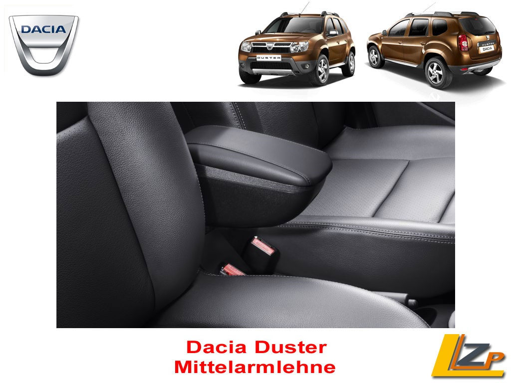 Reposabrazos central Duster I con compartimento de almacenamiento