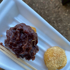 あんこ、きなこ