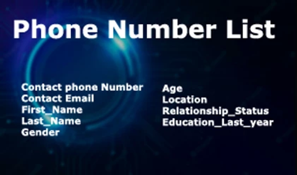Video Marketing Phone Number List content media