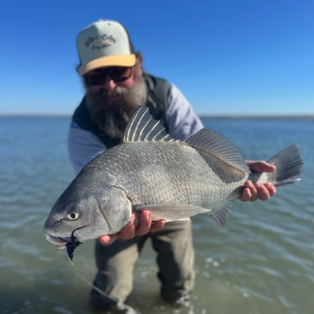 Vince with a little Black Drum
