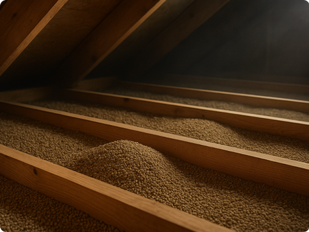 vermiculite grenier maison rive nord montreal