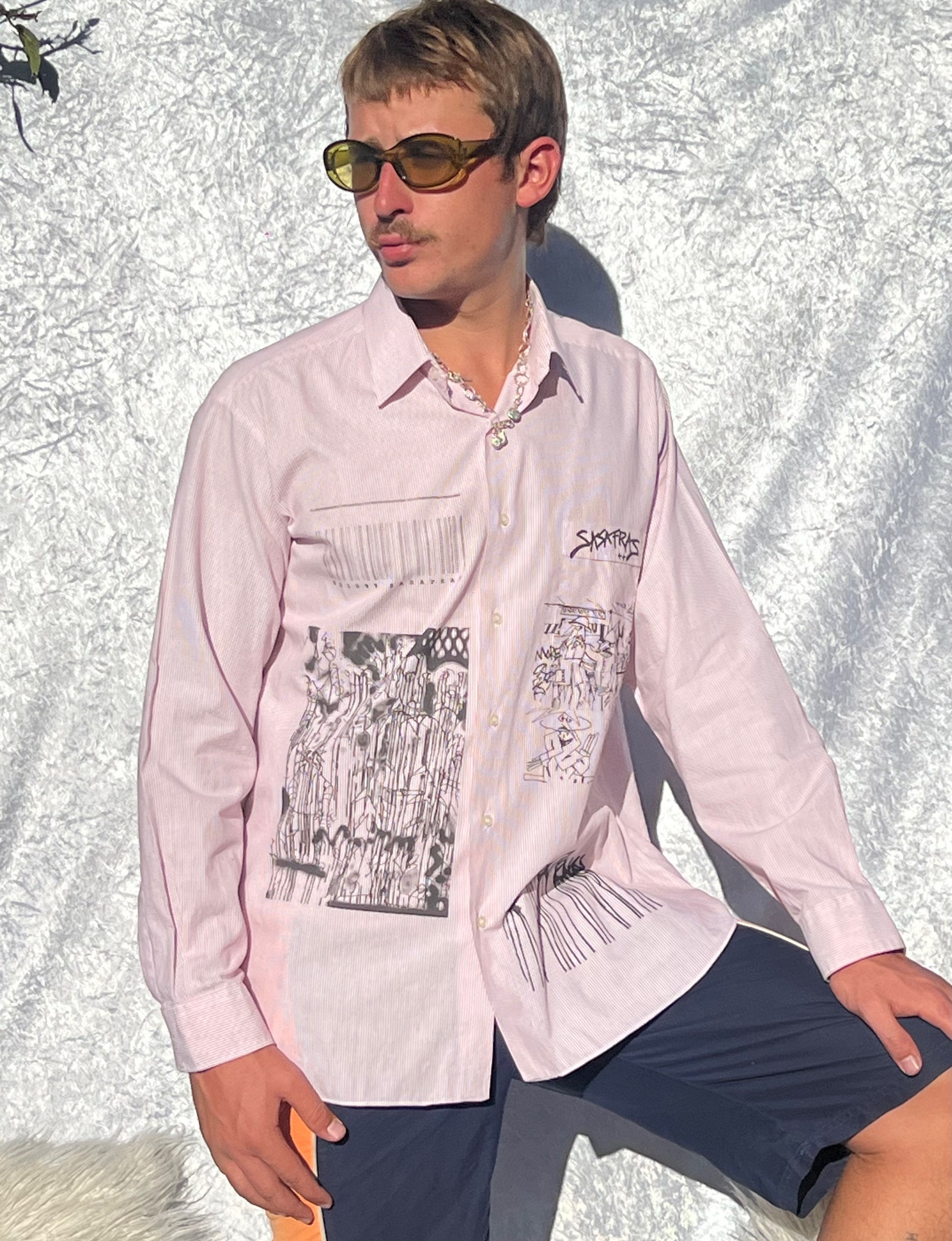 TESSELATOR shirt red size L