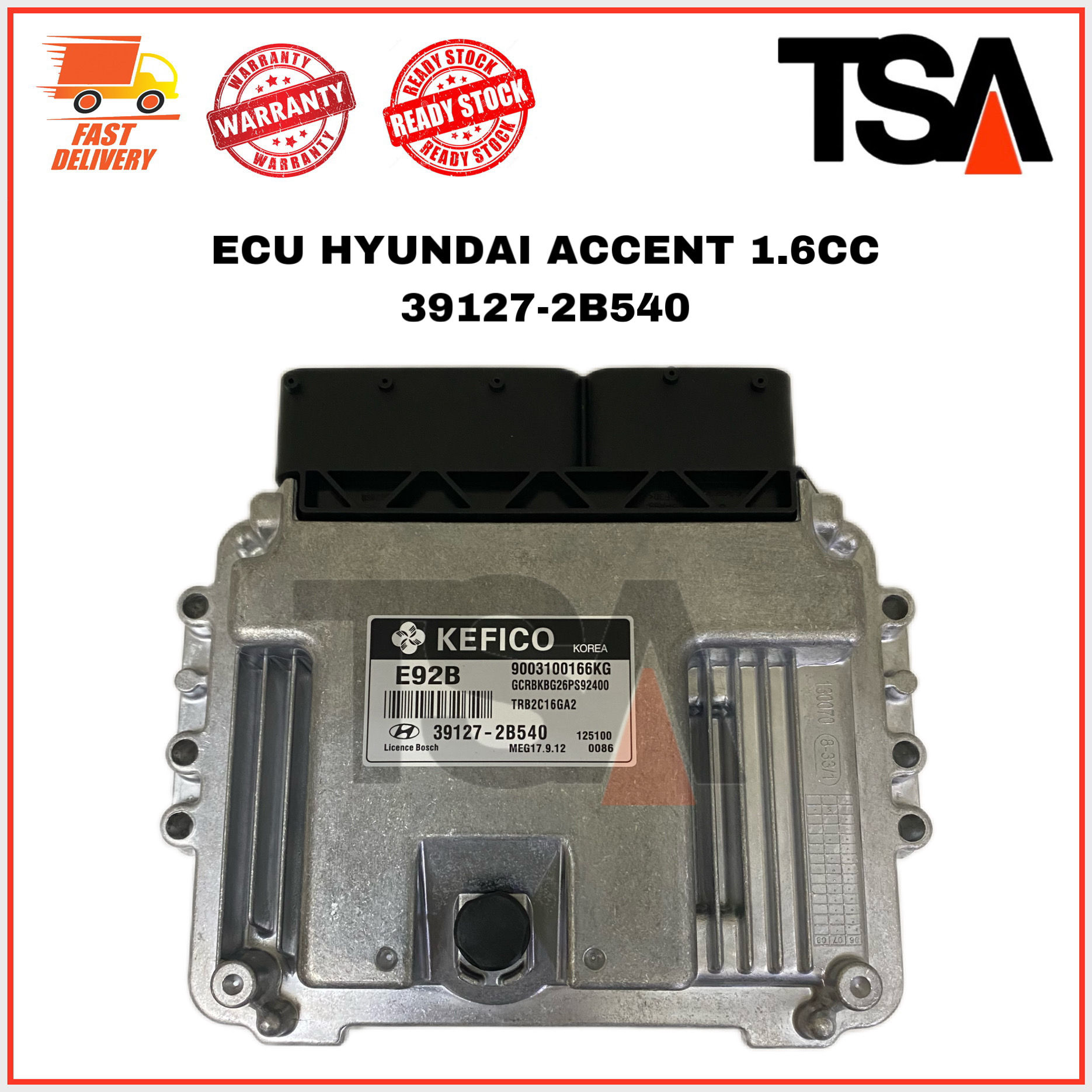 [E92B] ECU Hyundai Accent 1.6cc - 39127-2B540