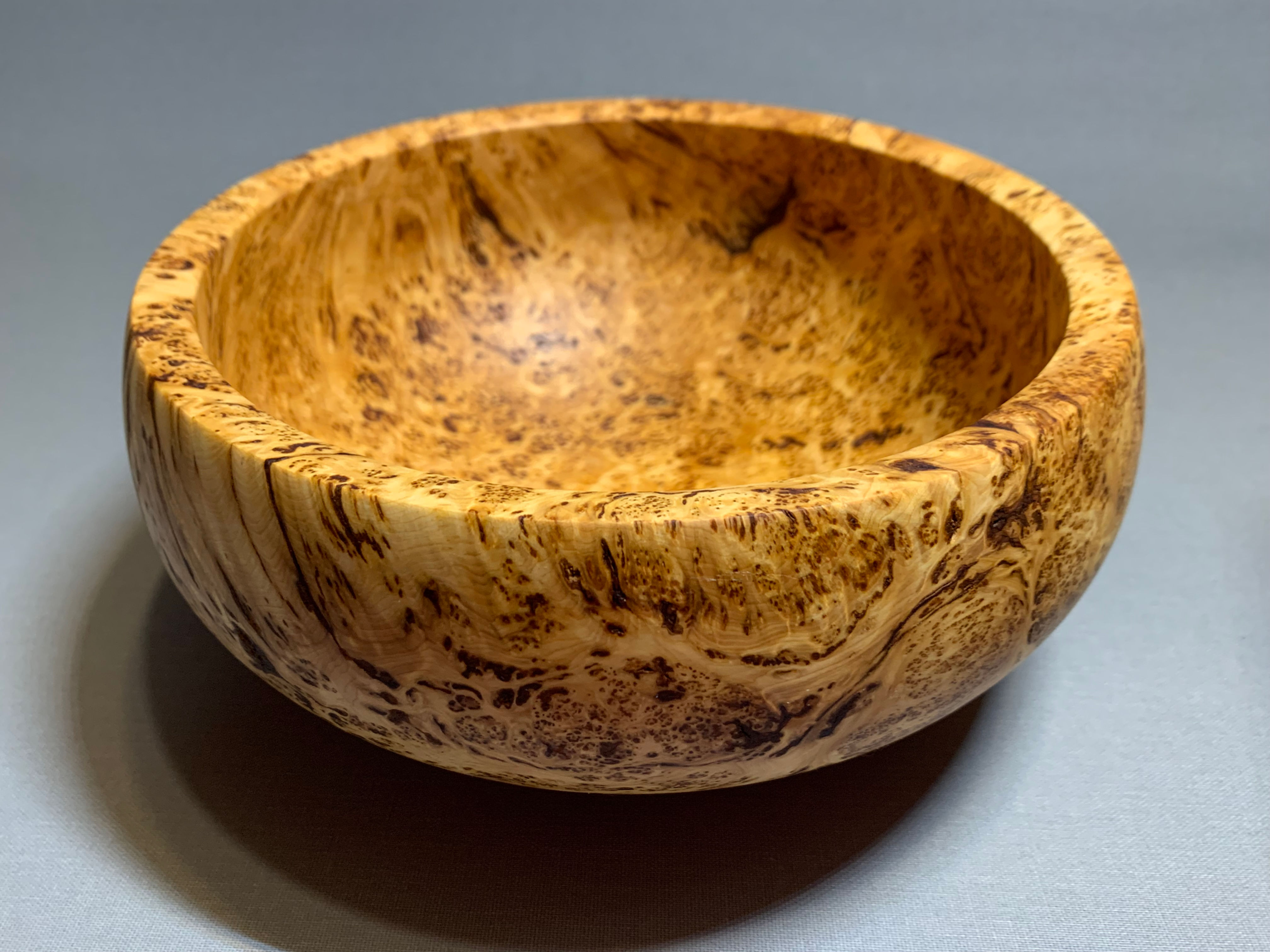 Yellow Cedar Burl Bowl