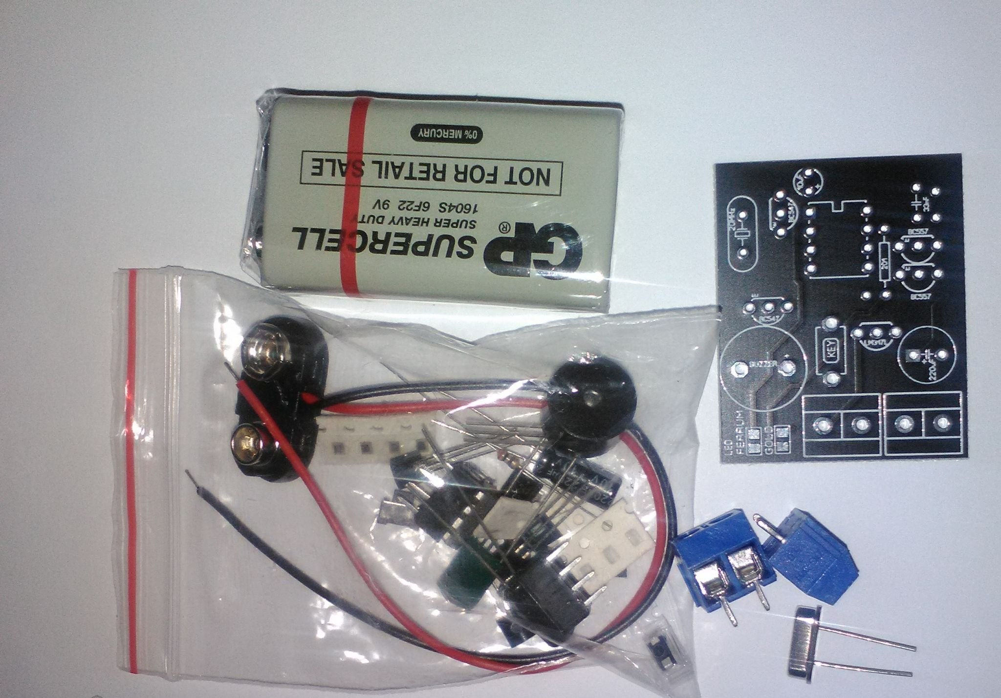 Металлоискатель избирательный на МК Малыш FM2 (конструктор)