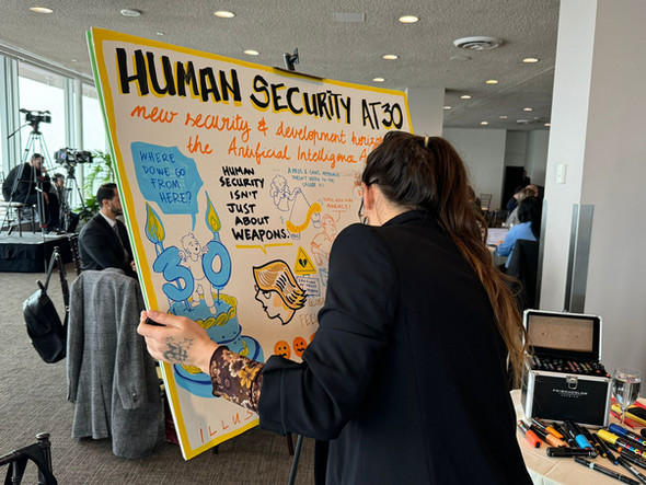 Live Illustration by zovi for UNDP